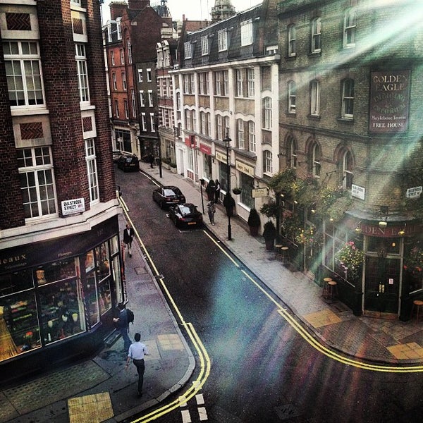 Photo taken at The Marylebone Hotel by Sam S. on 10/15/2012
