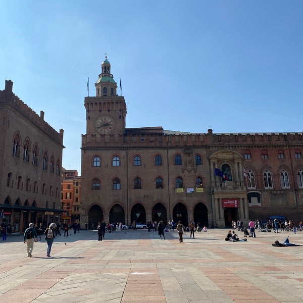 Photo taken at Piazza Maggiore by Bubleg on 3/21/2023