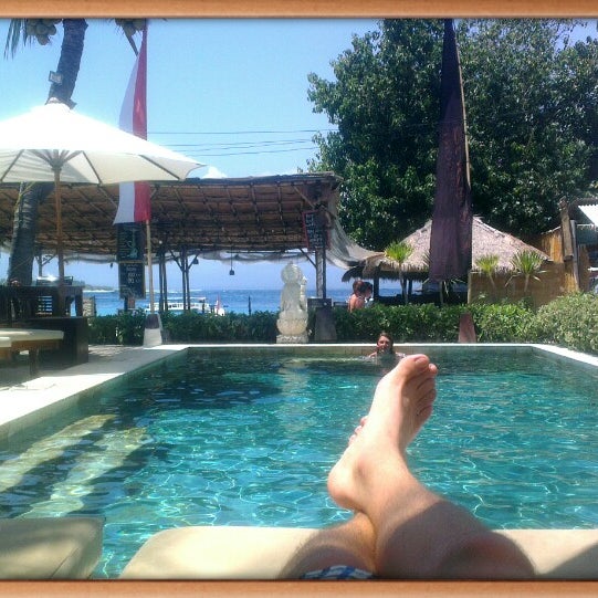 Photo taken at Pesona Beach Resort &amp; Spa by Polle on 9/5/2013