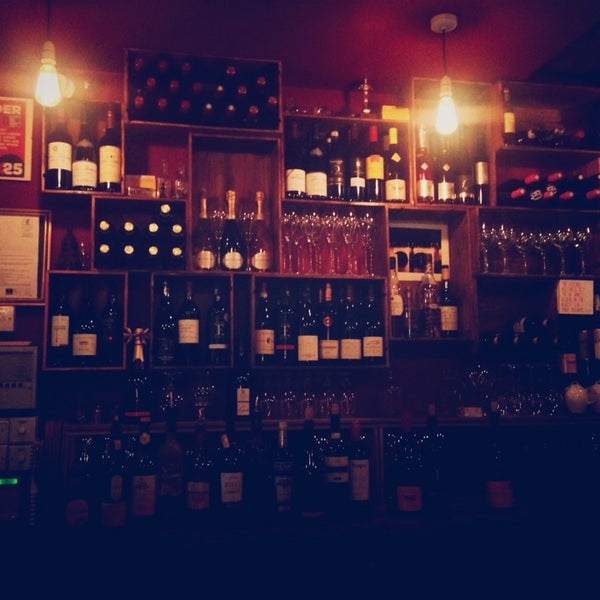 Photo taken at Cellar Magneval Wine Bar &amp; Caveau by Slynky C. on 5/15/2014