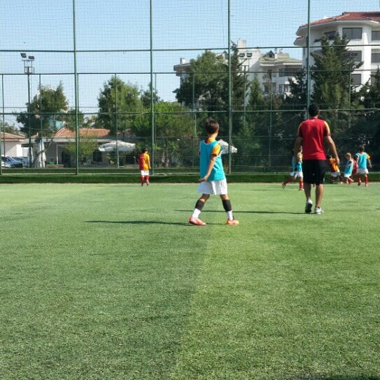 Photo taken at Etiler Galatasaray Futbol Okulu by Tolga Y. on 8/16/2015