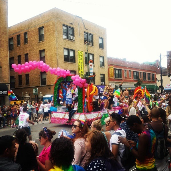 Photo taken at Chicago Pride Parade by Vianey C. on 6/29/2015