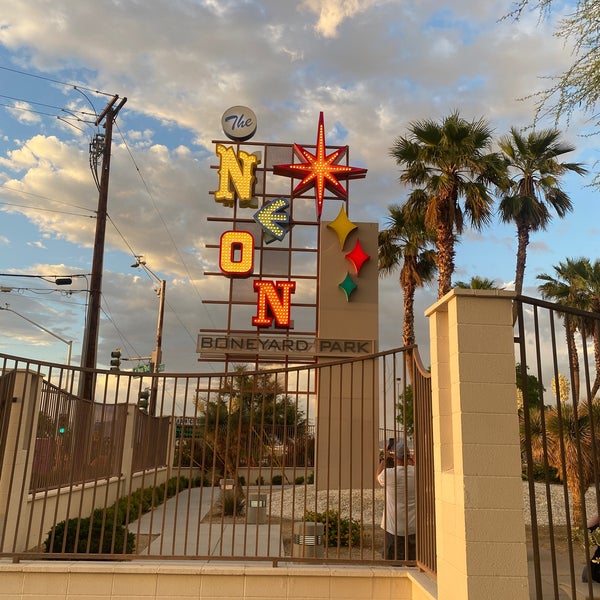 Photo taken at The Neon Museum by Angel L. on 5/19/2023