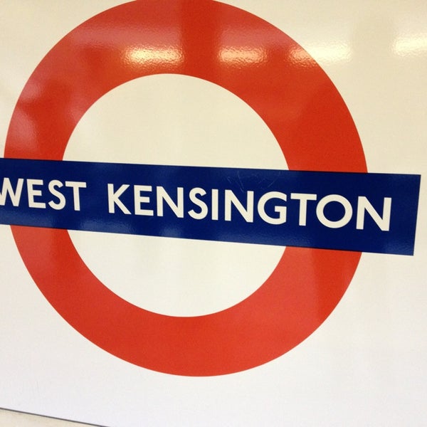Photo taken at West Kensington London Underground Station by Masayuki H. on 2/8/2013