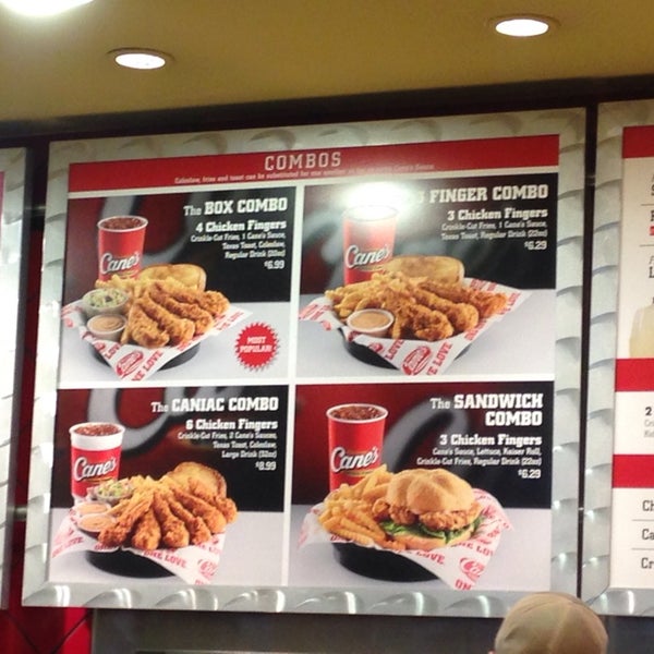 Cane's prices deals