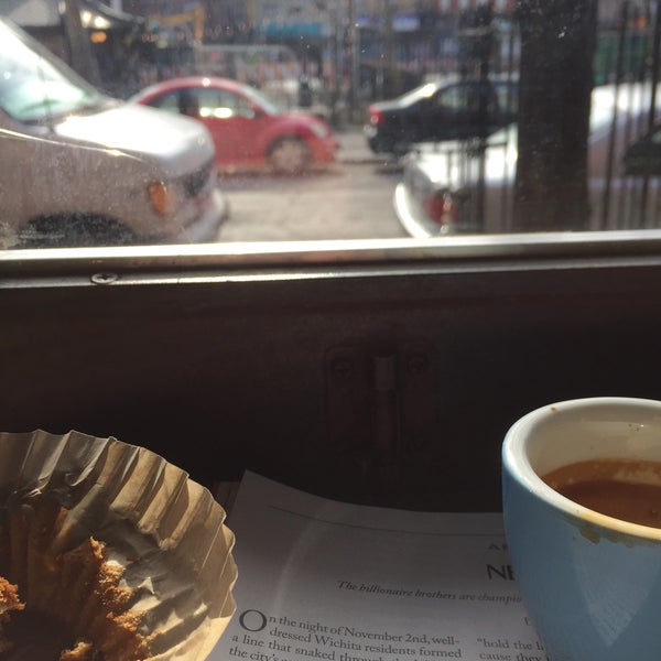 in the space that formerly housed Bluebird, the Lazy Llama serves Stumptown coffee and homemade pastries, accompanied by great window seating