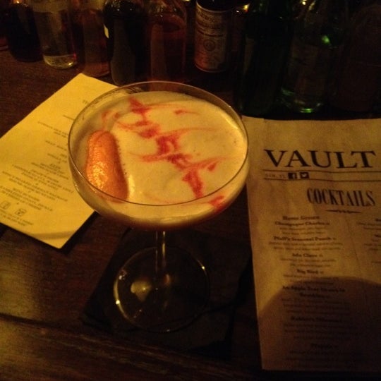 Photo taken at The Vault at Pfaff&#39;s by Sara T. on 1/26/2013