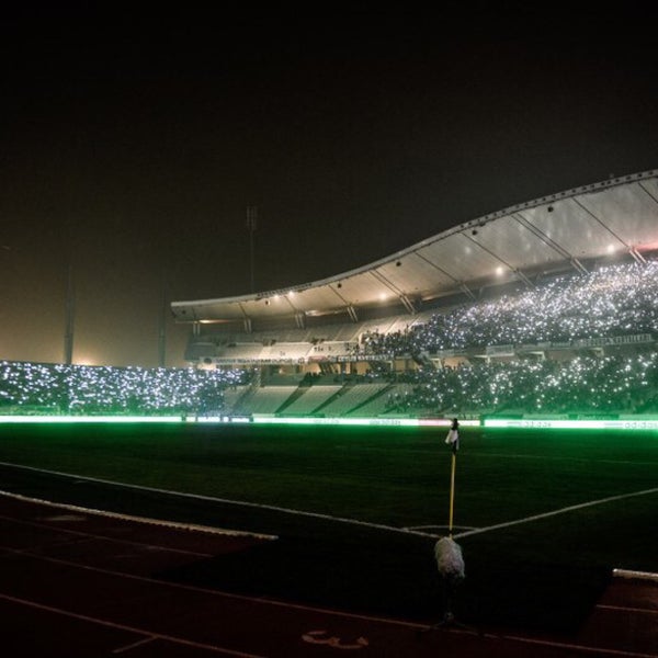รูปภาพถ่ายที่ Atatürk Olimpiyat Stadyumu โดย Mustafa เมื่อ 12/11/2014