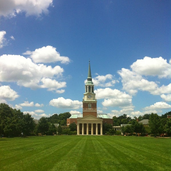 Photo taken at Wake Forest University by Sabrina T. on 7/15/2013