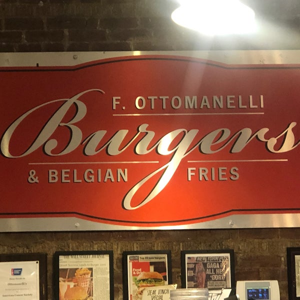 Photo taken at F. Ottomanelli Burgers and Belgian Fries by Leslie Jane on 2/13/2021