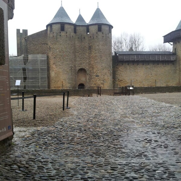 Chateau Comtal De La Cite De Carcassonne Castle