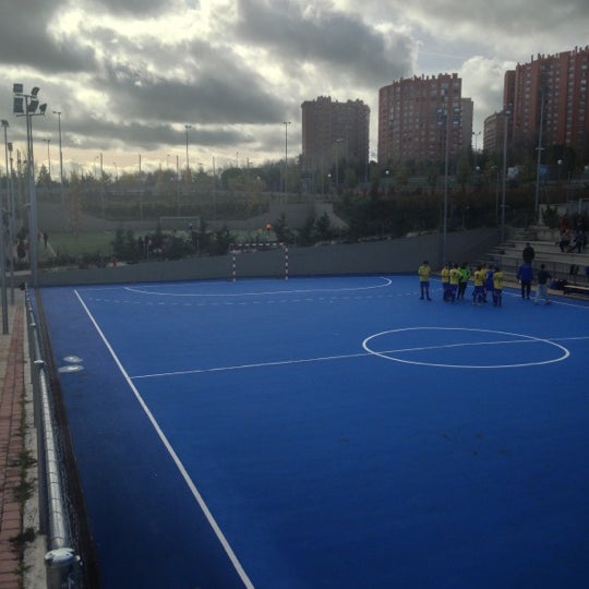 Photo taken at Instalación Deportiva Torrespaña by Jose B. on 12/15/2012