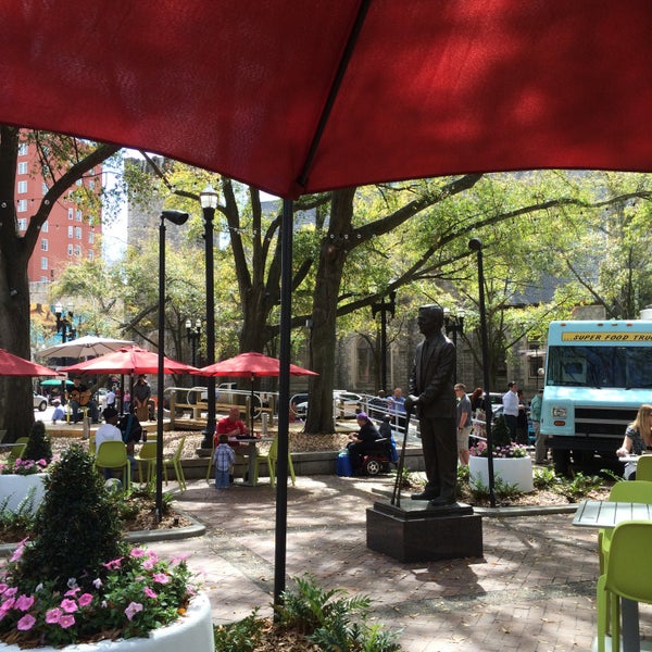 Photo taken at Hemming Park by Michael M. on 3/4/2015