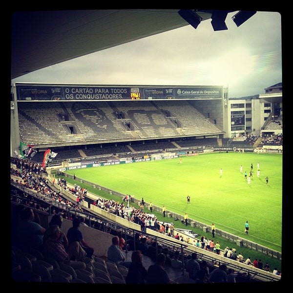 Photo taken at Estádio D. Afonso Henriques by Joao M. on 7/24/2013