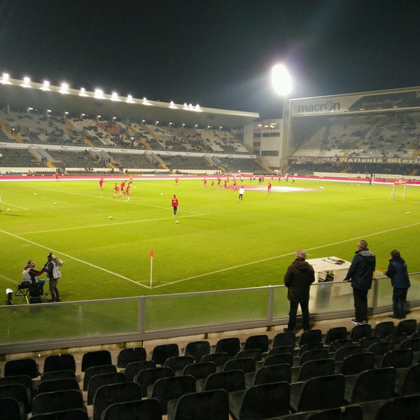 Photo taken at Estádio D. Afonso Henriques by Patrícia M. on 1/10/2017