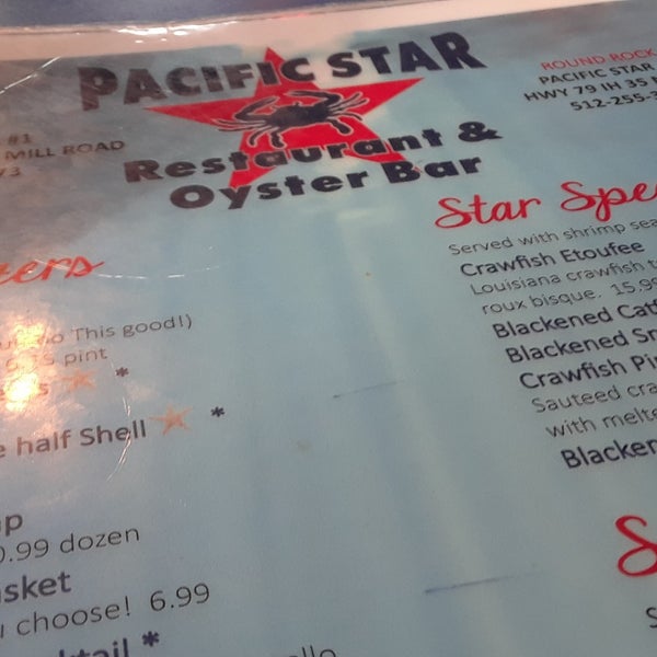 Photo prise au Pacific Star Restaurant &amp; Oyster Bar - Austin par Capt S. le3/30/2019