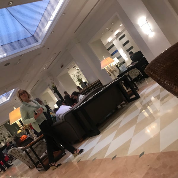Photo taken at Rome Marriott Grand Hotel Flora by Khaled on 3/29/2018