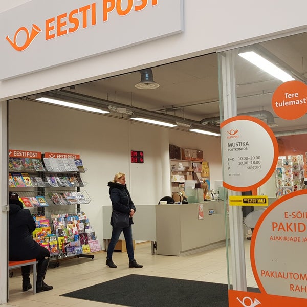 Mustika Postkontor Eesti Post As Mustamae A H Tammsaare Tee 116
