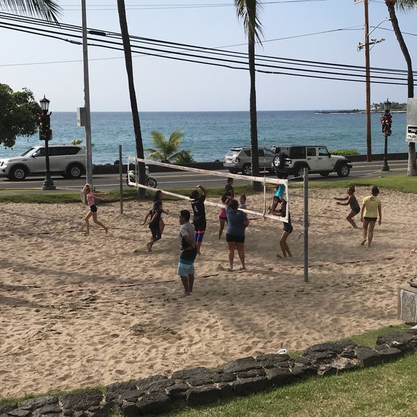 Ali'i Drive volly ball court Volleyball Court in Kailua Kona