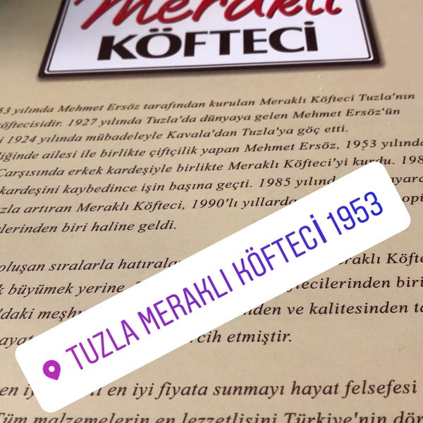 Снимок сделан в Meraklı Köfteci пользователем Esra K. 3/16/2018