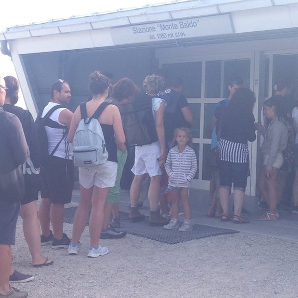 Photo taken at Funivia Malcesine - Stazione Monte Baldo by Marina N. on 7/16/2014