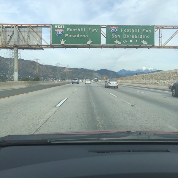Directions To 210 Freeway I-210 / I-605 Interchange - Intersection