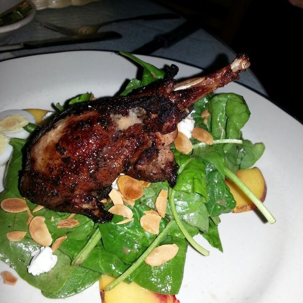 Quail was amazing, tender and juicy