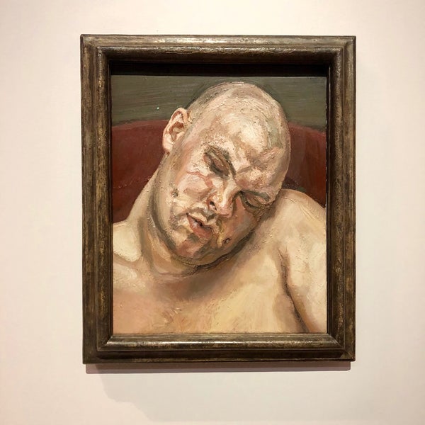 Люсьен фрейд картина девушка с котенком