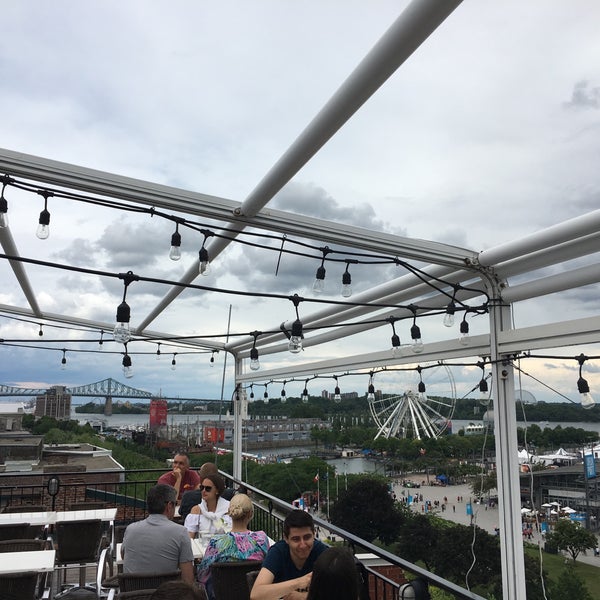 Photo taken at Terrasse sur l&#39;Auberge by Max R. on 6/25/2017