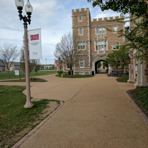 Photo taken at Washington University by Rory P. on 4/14/2017