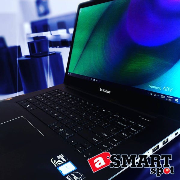 The Samsung Ativ Book 9 Pro is a high-end desktop replacement laptop featuring a 4K Ultra High-Definition touch display and speedy performance. #Samsung #ativ #AtivBook #AtivBookPro #aSMARTspot