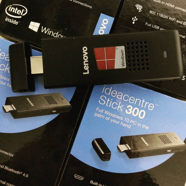 Looking to bring computing to new places?The #Ideacentre #Stick 300 is exactly what you're looking for.It connects and transforms any #HDMI TV or monitor into a full #PC. #Price $79.99 at #ASMARTSPOT