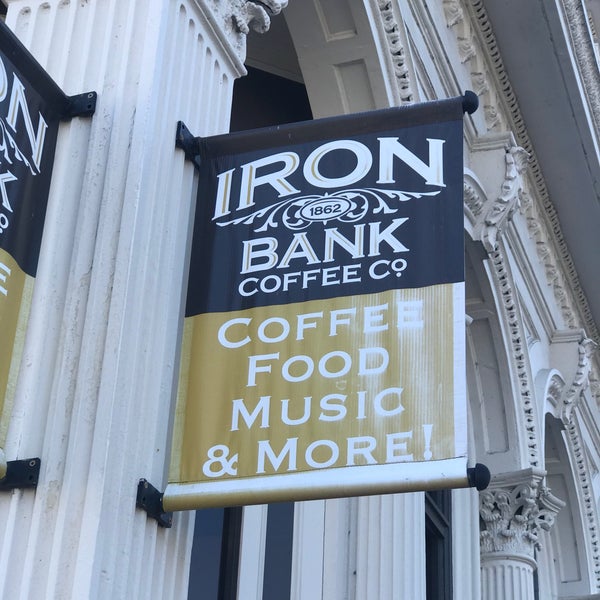 Photo taken at Iron Bank Coffee Co. by Ted J B. on 3/16/2018