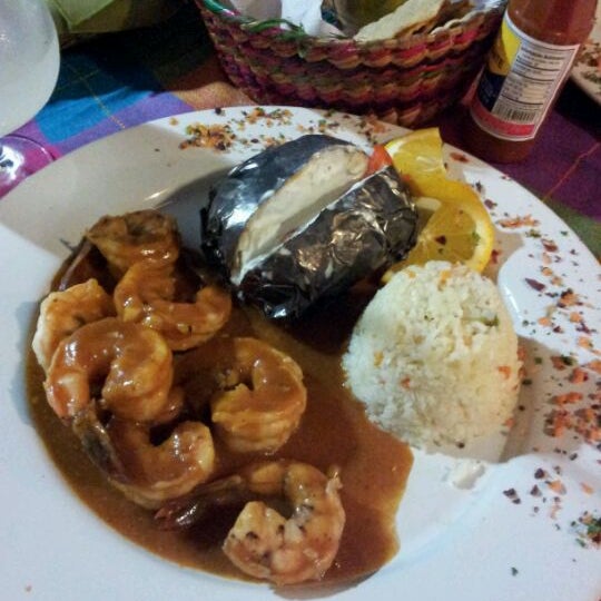 Photo taken at Mariscos Tino&#39;s by Dulce M. on 3/6/2012