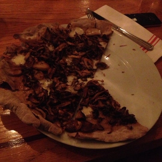 Mushroom flat bread is huge and delicious! Great to share. And if the owner Jeff is around, ask him about the beers. He's like a beer historian!