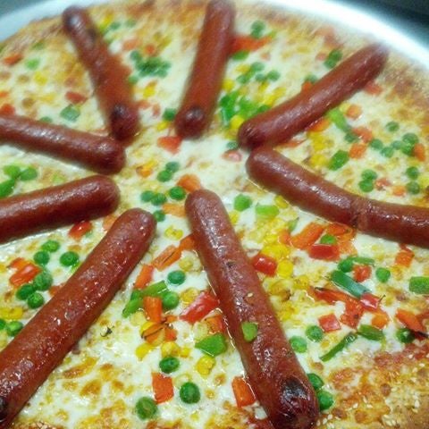 Have you tried hotdog pizza. Delicious