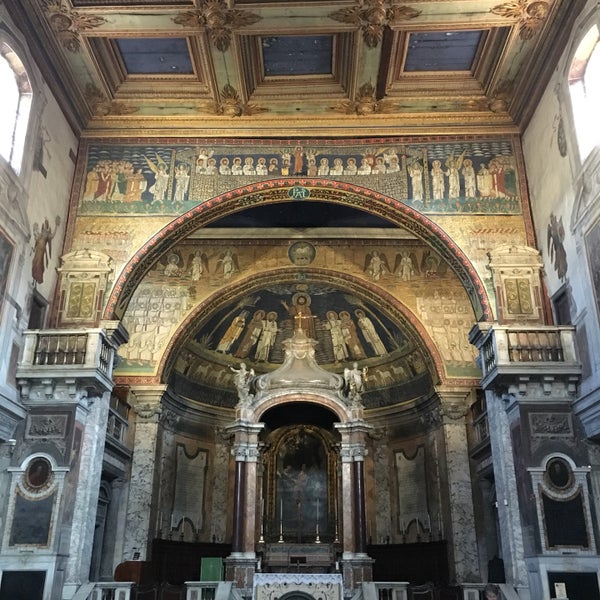 Photo taken at Basilica di Santa Prassede by Mark S. on 10/8/2018