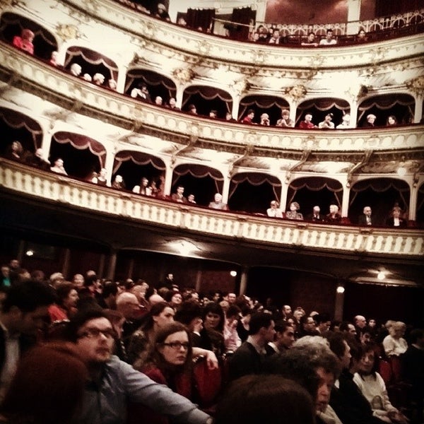 Photo taken at Opera Națională Română Cluj-Napoca by Marian H. on 1/12/2014