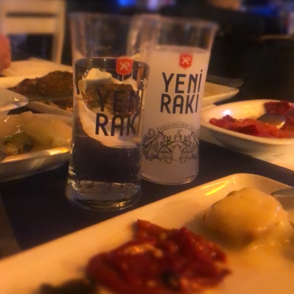 Photo taken at Mavi Balık&amp;Meze Restaurant by Özlenen C. on 11/2/2019