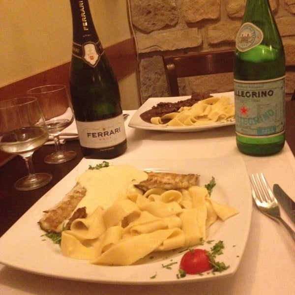 Photo taken at Hosteria Tipica Milanese &quot;La Cadrega&quot; by Albina T. on 11/20/2013