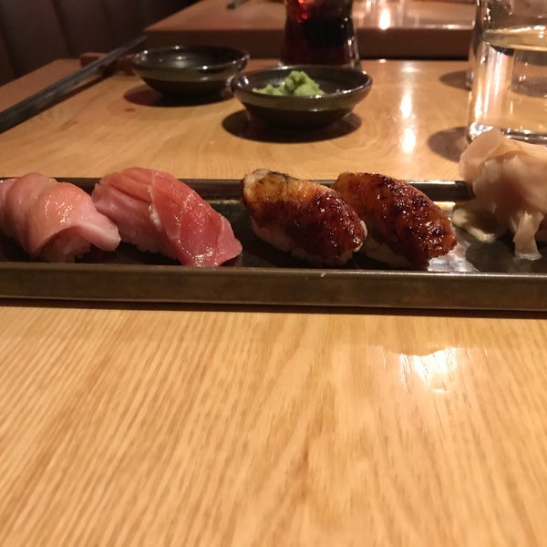 Photo taken at Sushi Azabu by Kris C. on 6/14/2017