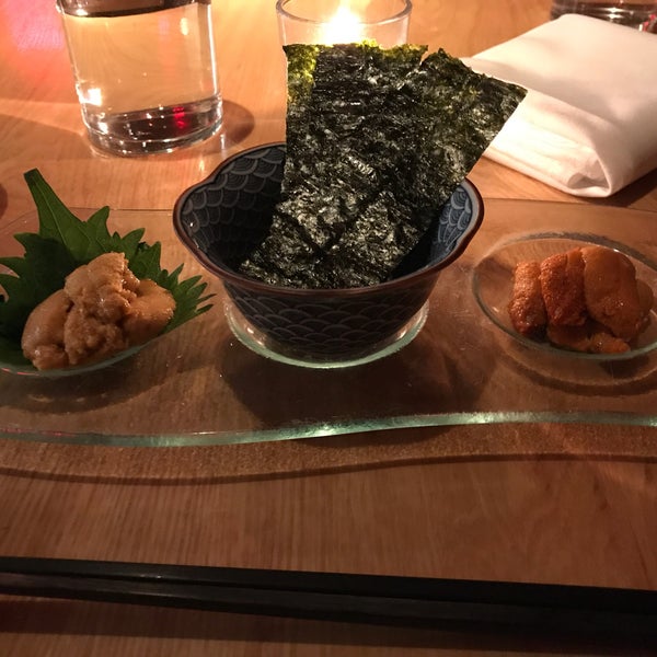 Photo taken at Sushi Azabu by Kris C. on 8/11/2017