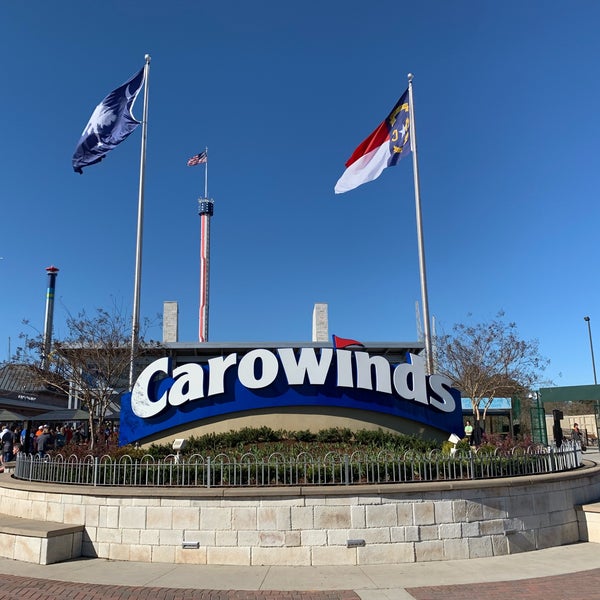 Photo taken at Carowinds by Andrew W. on 3/23/2019