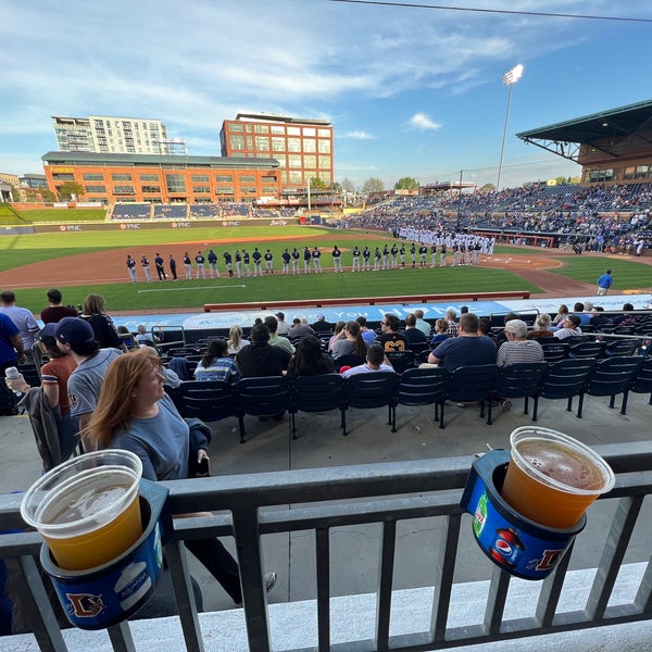 Photo taken at Durham Bulls Athletic Park by Andrew W. on 4/12/2022