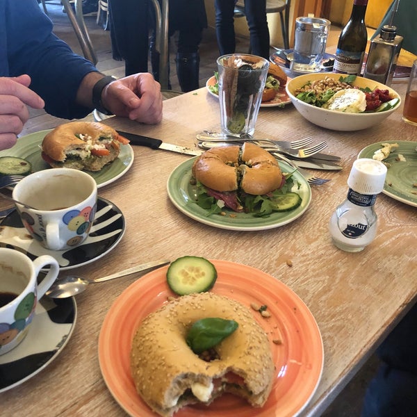 Photo taken at Bagels &amp; Beans by Alp O. on 12/8/2019