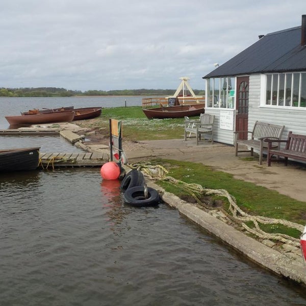 Hornsea Mere Lake in Hornsea