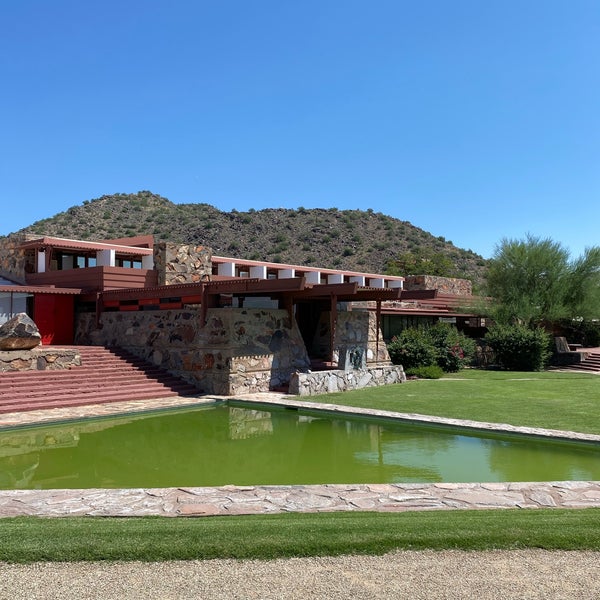 Photo taken at Taliesin West by Lucille F. on 9/12/2021
