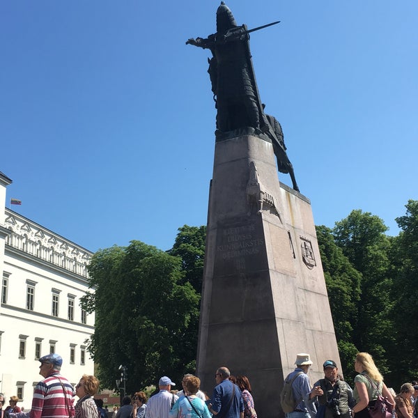Photo taken at Great Duke Gediminas monument by Tavluy T. on 6/9/2019