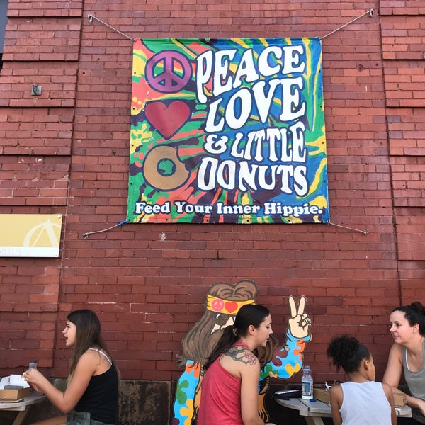 Photo taken at Peace, Love &amp; Little Donuts by Mike N. on 9/24/2017