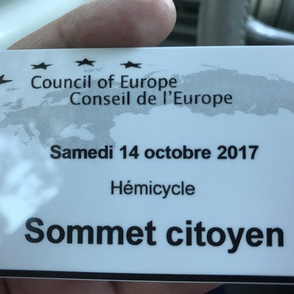 Photo taken at Council of Europe by Frédérique on 10/14/2017